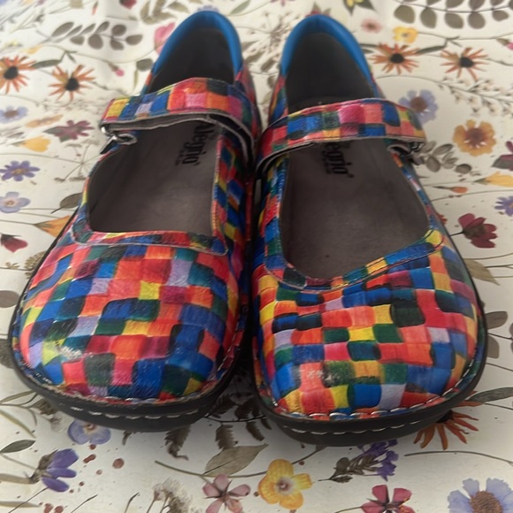 Algeria by P G Lite maryjanes multicolor watercolor shoes 40 - Picture 10 of 10